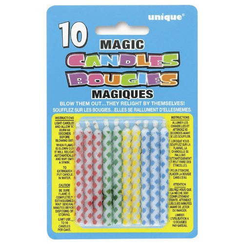 Diamond Dot Magic Candles | 10 ct