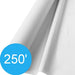 Frosty White 250' Plastic Table Roll | 1ct