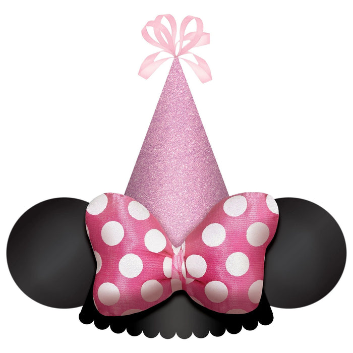 Minnie Mouse Forever Deluxe Cardstock and Fabric Hat 7" | 1ct