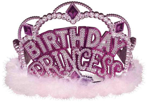 Birthday Princess Fuzzy Pink Tiara