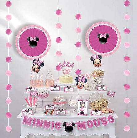 Minnie Mouse Buffet Table Decorating Kits  | 23pcs