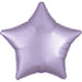 18-inch Star lilac satin mylar balloon