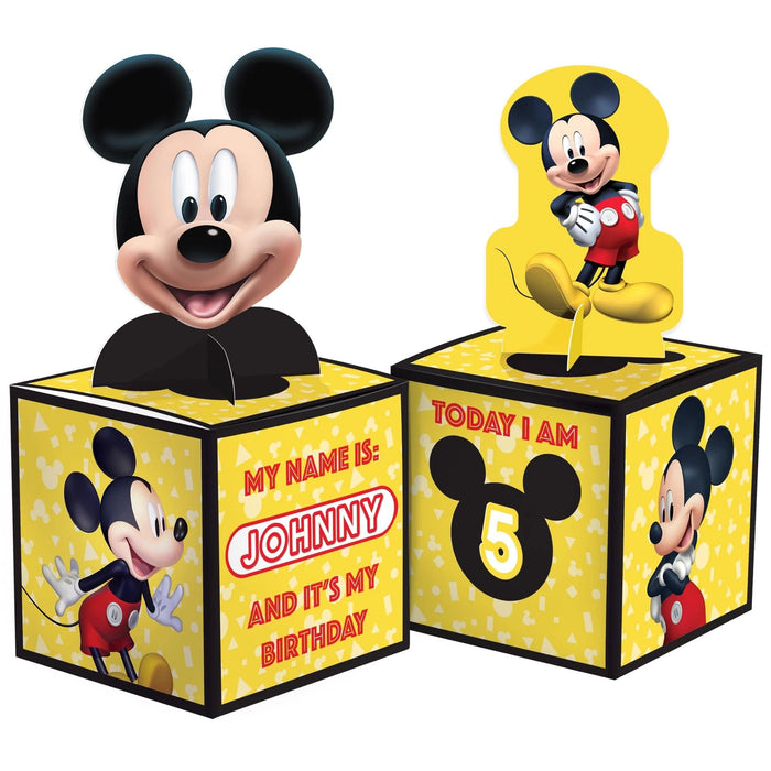 Mickey Mouse Forever Cardstock Table Decorations 8" | 6pcs