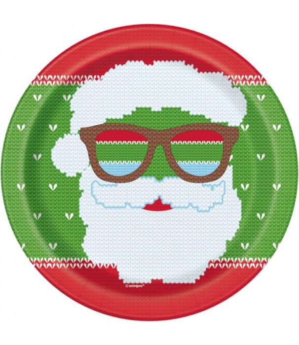 Christmas Ugly Sweater Dessert Plates 7in | 8ct