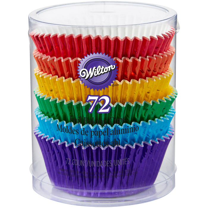 Multicolor Primary Foil Standard Baking Cups 72pcs  |1 ct
