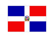 Dominican Replublic Flag with Stick | 4" x 6"