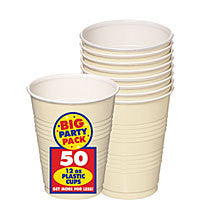 Vanilla Creme 12oz Plastic Cups | 50ct