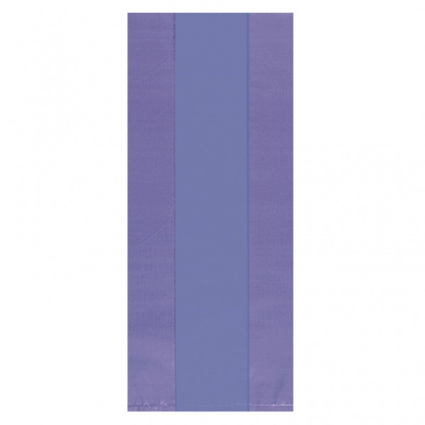 Purple Translucent Party Bags Large | 25ct.