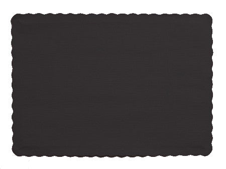 Black Velvet Placemats 9.5" x 14in | 50ct