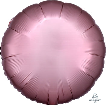 Rose Copper Round Satin Luxe Balloon 18" | 1ct