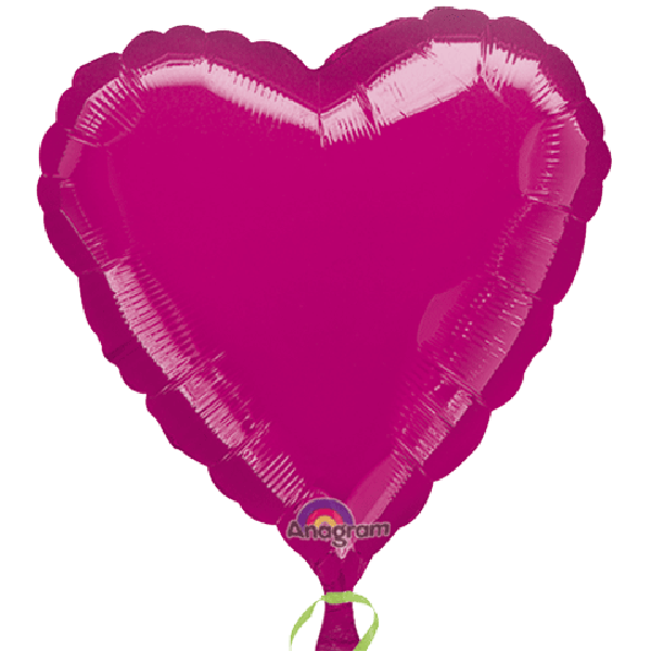 Fuchsia Heart 18" Mylar Balloon | 1ct.