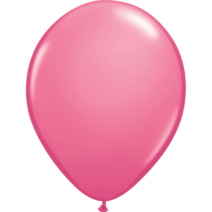 Rose, Latex Balloon With Helium and Hi-Float  11'' | 1 ct