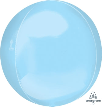 Pastel Blue Orbz Balloon 15" | 1ct