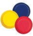 Assorted Primary Colors Baking Cups | 75ct