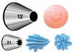 #12 and #21 Decorating Tip Set | 2ct