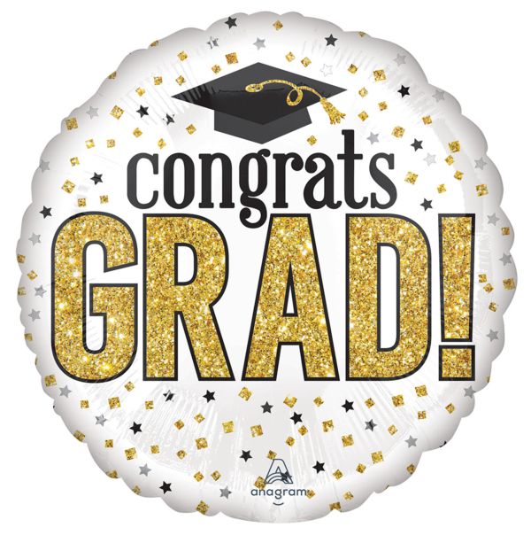 Graduation Jumbo Sparkle Congrats GRAD!  | 1 ct