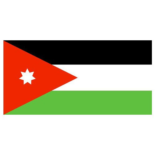 Jordan Flag with Stick | 4" x 6"