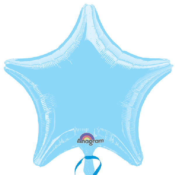 Pastel Blue Star 18" Mylar Balloon | 1ct.
