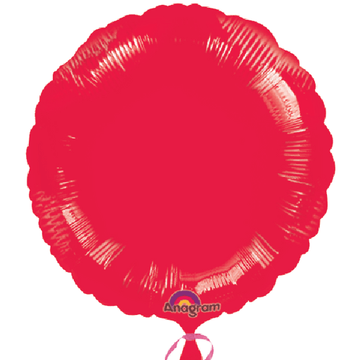 Round Red 18" Mylar Balloon | 1ct.