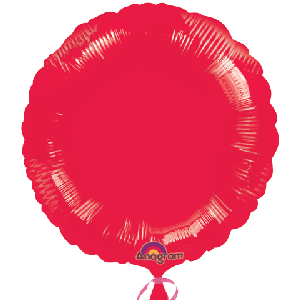 Round Red 18" Mylar Balloon | 1ct.