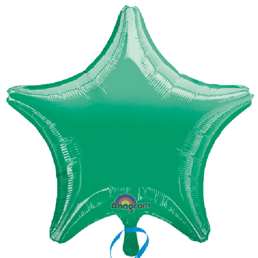 Green Star 18" Mylar Balloon | 1ct.