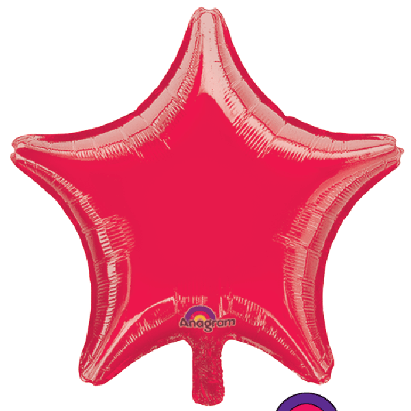 Red Star 18" Mylar Balloon | 1ct.