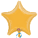 Gold Star 18" Mylar Balloon | 1ct.