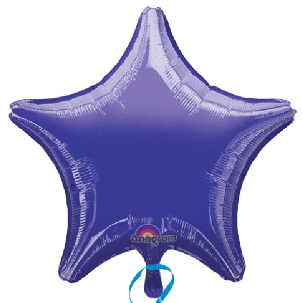 Purple Star 18" Mylar Balloon | 1ct.