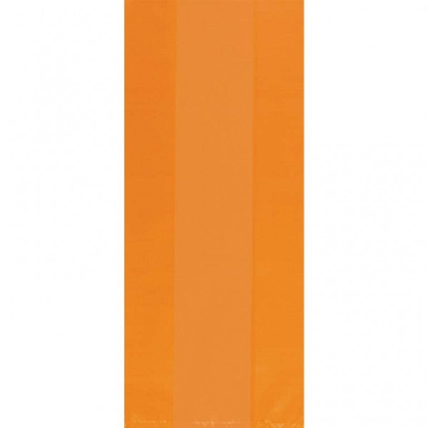 Orange Translucent Party Bags Large | 25ct.