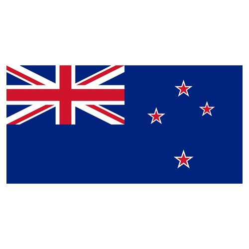 New Zealand Flag with Stick | 4" x 6"