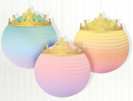 Disney Princess Once Upon a Time Paper Lanterns | 3ct