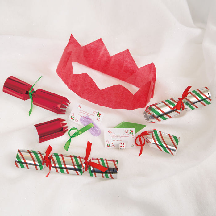 Christmas Crackers Red and Green | 6 ct