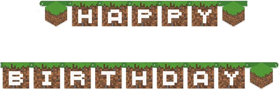 Minecraft Large Jointed Banner 7.82 ft | 1ct
