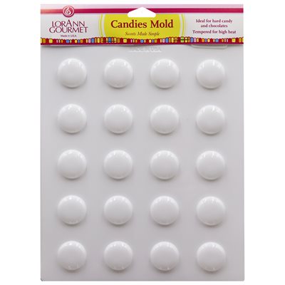 LorAnn Candy Discs Pieces Sheet Mold | 1ct