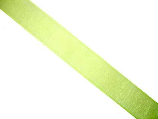 Sheer Lime Green Ribbon | 5/8"