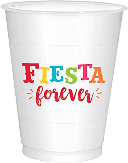 16oz Plastic Fiesta Cup