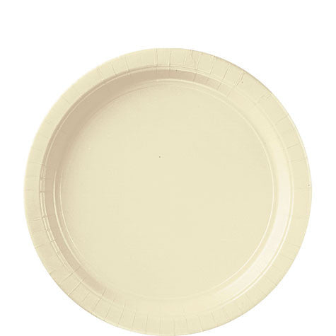 Vanilla Creme 9'' Paper Plates | 20ct