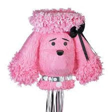Pink Poodle Pull String Pinata | 1 ct
