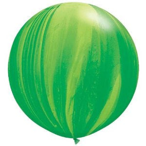 Green Agate Latex Balloons, 36" | 2 ct