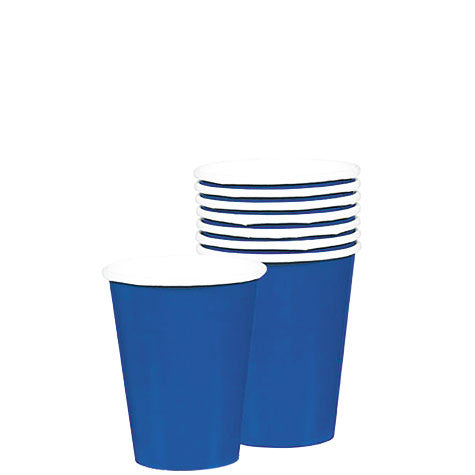 Bright Royal Blue 9 oz. Paper Cups | 20ct