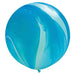 Blue Agate Latex Balloons, 36" | 2 ct