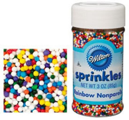 Rainbow Nonpareils Sprinkles | 3 oz.