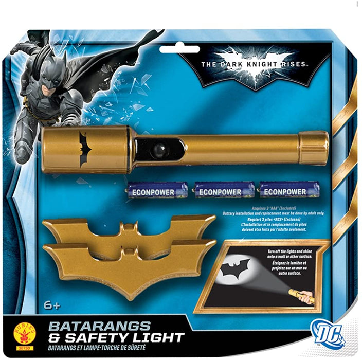 Batman The Dark Knight Batarangs & Safety Light | 3pcs