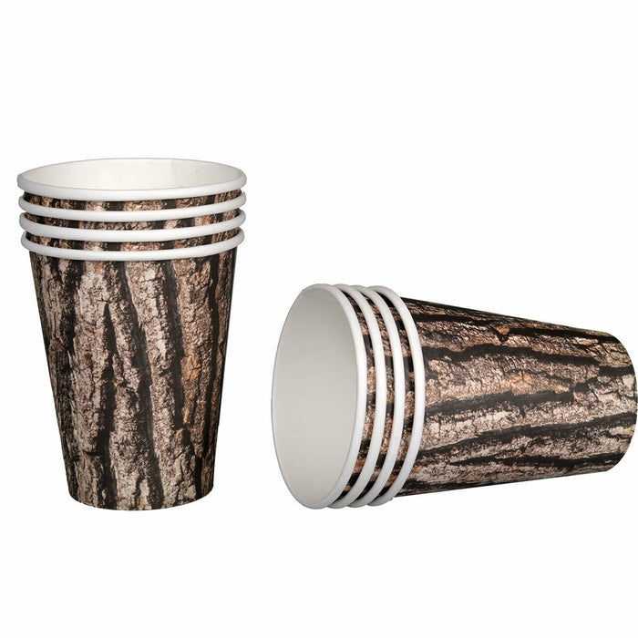 Timber Cut 12oz Paper Cups 8pk  | 1ct