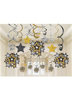 Hollywood Swirl Decorations Value Pack | 30ct