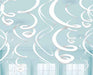 White Swirl Decorations | 12pc, 22"