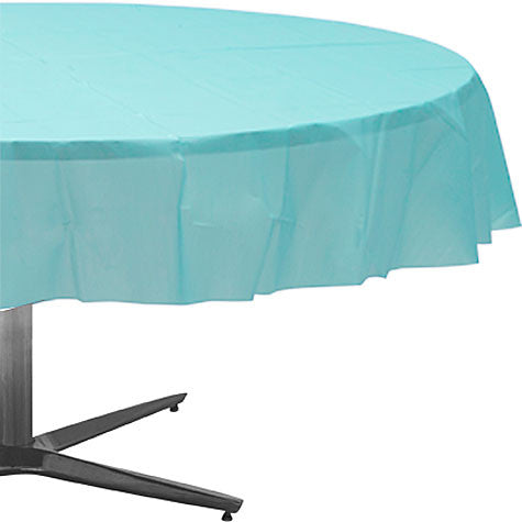 Robin's Egg Blue Round Table Cover | 84"