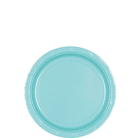 Robin's Egg Blue 7" Paper Plates | 20ct
