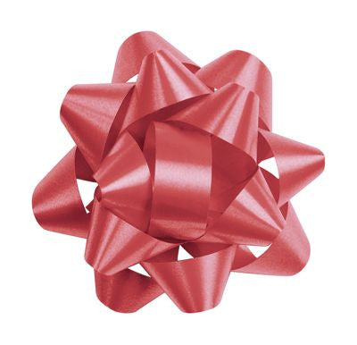 Star Bow, Red 3.5" |1 ct