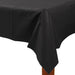 Jet Black Rectangular Table Cover | 1ct, 54" x 108"